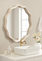 Rahfy Scallop Framed Wall Mirror