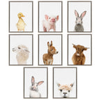Sylvie Animal Studio Burro Framed Canvas by Amy Peterson Art Studio