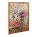 Sylvie Rose Bouquet Framed Canvas by Annie Quigley