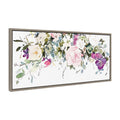 Sylvie 13 Ink Wash Floral Framed Canvas by Emma Daisy