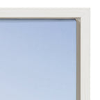 Sylvie Pale Blue Sea Framed Canvas by The Creative Bunch Studio