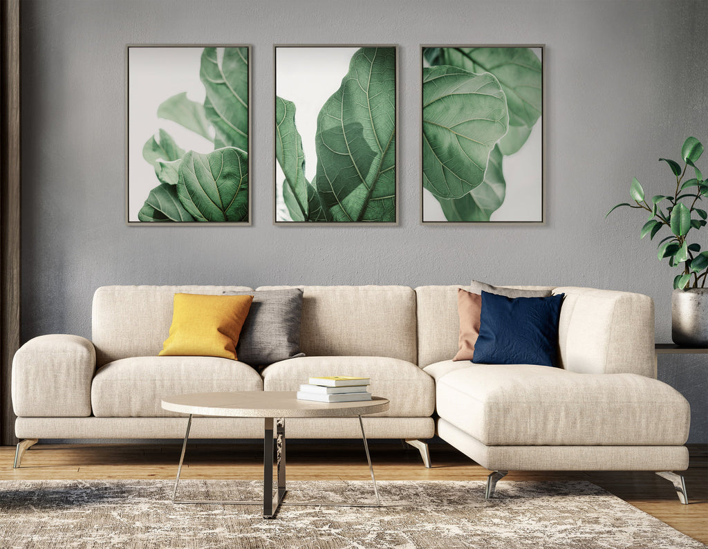 Sylvie Plant Study 7 Framed Canvas by Alicia Abla