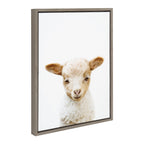 Sylvie Animal Studio Lamb Framed Canvas by Amy Peterson Art Studio