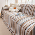 Modern Minimalist Sofa Throw Cover Cotton Knit Throws for Couch Scratch Proof Couch Cover