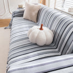 Modern Minimalist Sofa Throw Cover Cotton Knit Throws for Couch Scratch Proof Couch Cover