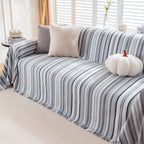 Modern Minimalist Sofa Throw Cover Cotton Knit Throws for Couch Scratch Proof Couch Cover