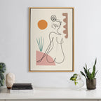 Sylvie Sunset Framed Canvas by Rachel Lee of My Dream Wall