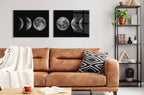 Mod Moon It’s Just a Phase Floating Acrylic Art by The Creative Bunch Studio