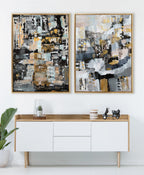 Sylvie The Industrial Revolution Framed Canvas by Leah Nadeau