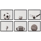 Sylvie Horizontal Hockey Stick And Puck Portrait Framed Canvas, Black 18x24