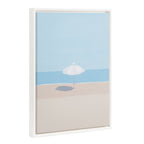 Sylvie Beaded Throwing Shade Framed Canvas by Rachel Dowd