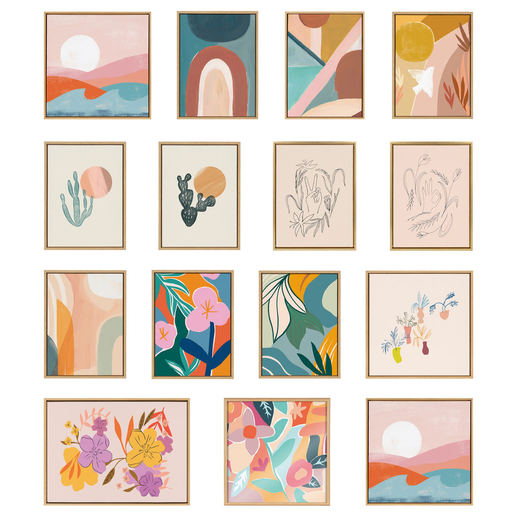 Sylvie Endless Summer Framed Canvas by Kate Aurelia Holloway