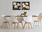 Sylvie Beautiful Painterly Floral Bouquets Framed Canvas Art Set by The Creative Bunch Studio