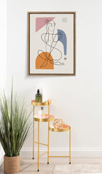 Sylvie Thinking of You Framed Canvas by Rachel Lee of My Dream Wall
