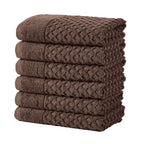 Cotton Diamond Waffle Weave Bath Towel Set - Grayson Collection