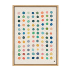 Sylvie Meditation 3 Framed Canvas by Kelly Knaga