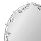 Rosella Floral Wall Mirror Metal