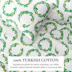 Turkish Cotton Flannel Sheet - Lakeview Collection