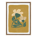 Sylvie Happy Flowers Framed Canvas by Oris Eddu
