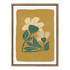 Sylvie Happy Flowers Framed Canvas by Oris Eddu