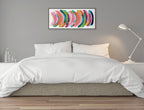 Sylvie Bright Abstract Framed Canvas by Jessi Raulet of Ettavee