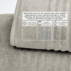 Luxury Combed Cotton Bath Towel Set - Karina Collection