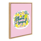 Sylvie Plant Based Framed Canvas by Maria Filar