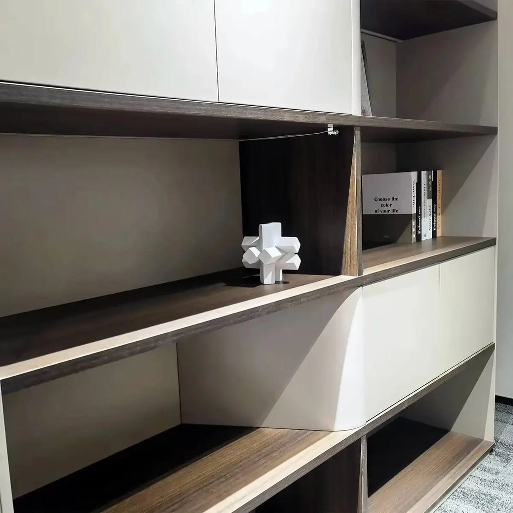 Hadwyn · Office Shelves w/ Lighting & Storage