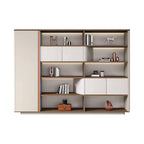 Hadwyn · Office Shelves w/ Lighting & Storage