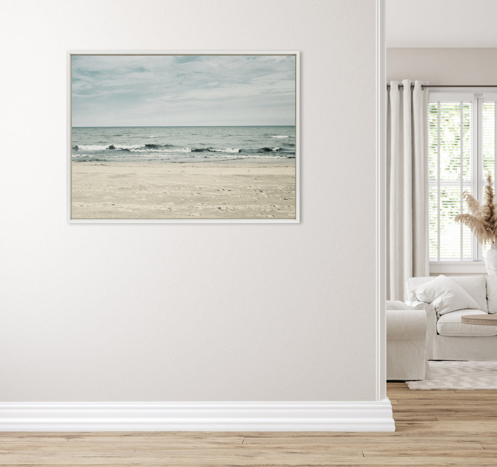 Sylvie Beach 2 Framed Canvas by Emiko and Mark Franzen of F2Images