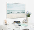Sylvie Beach 2 Framed Canvas by Emiko and Mark Franzen of F2Images