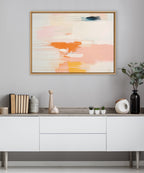 Sylvie Fiesta Abstract Framed Canvas by Amy Lighthall