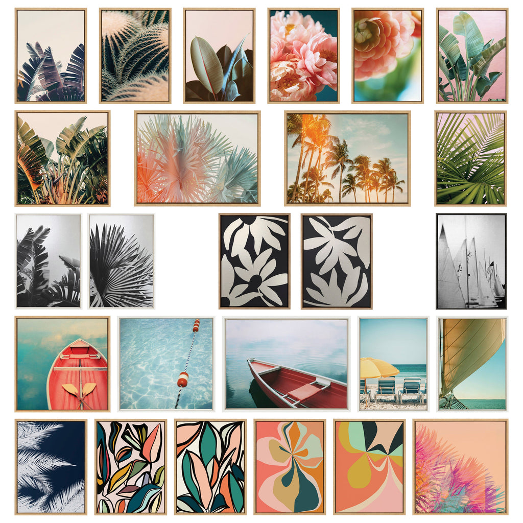 Sylvie Hue 2 Framed Canvas by Alicia Bock