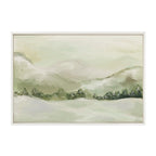 Sylvie Winter Landscape 3 Framed Canvas by Annie Quigley