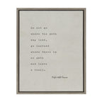 Sylvie Emerson Quote Framed Canvas by Shawn St.Peter - Saint and Sailor Studios