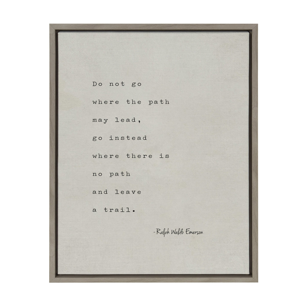 Sylvie Emerson Quote Framed Canvas by Shawn St.Peter - Saint and Sailor Studios