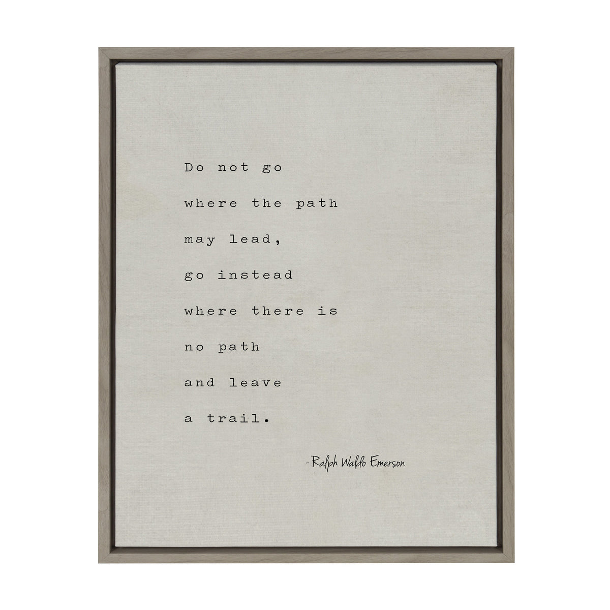 Sylvie Emerson Quote Framed Canvas by Shawn St.Peter - Saint and Sailor Studios