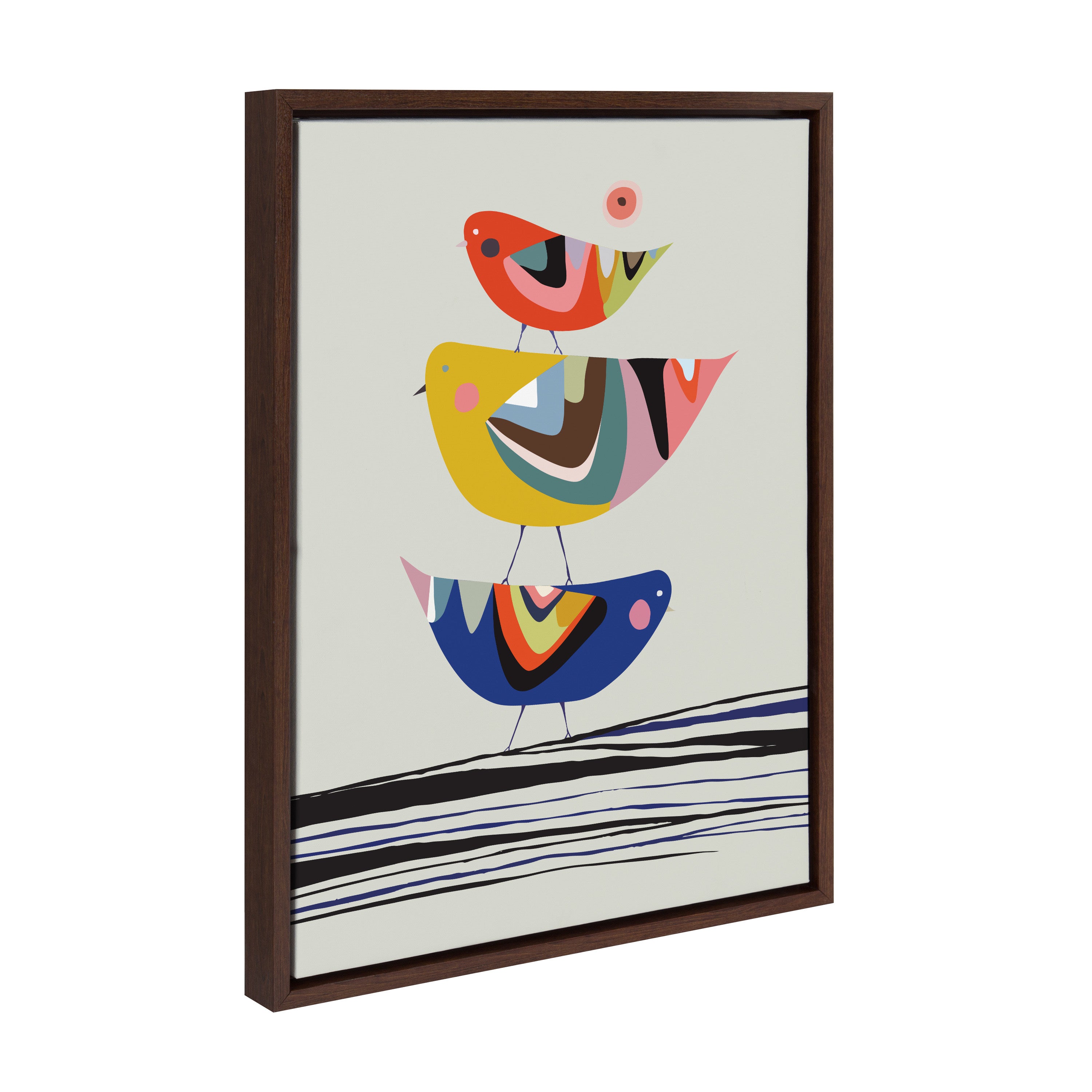 Sylvie The Family Tree Framed Canvas by Rachel Lee of My Dream Wall