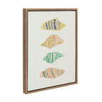 Sylvie Ocean Treasures Framed Canvas by Alicia Schultz