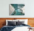 Poipu Beach Kauai Floating Acrylic Art by Rachel Bolgov
