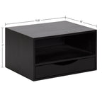 Hutton Floating Wall Shelf with Drawer