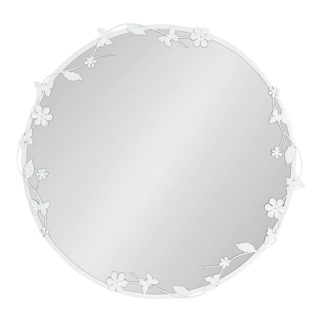 Rosella Floral Wall Mirror Metal