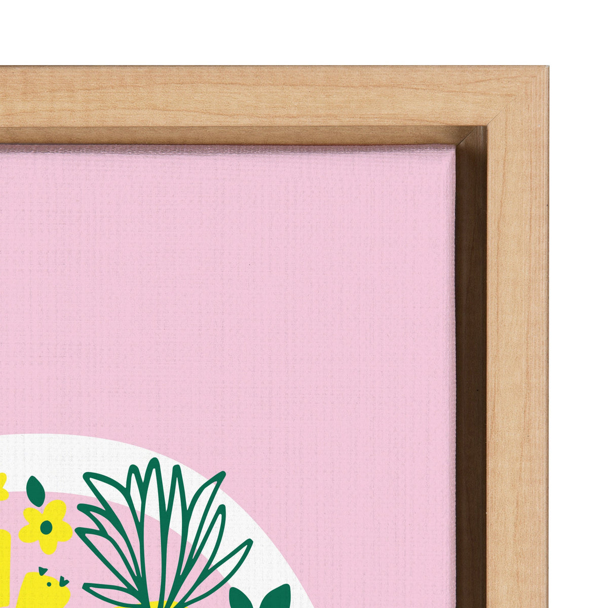Sylvie Plant Based Framed Canvas by Maria Filar