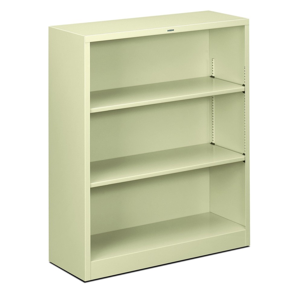 Hon Brigade Metal Bookcase - Bookcase With Two Shelves, 34-12W X 12-58D X 41H, Putty (Hs42Abc)
