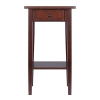 Winsome Regalia Accent Table, Walnut