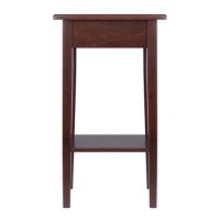 Winsome Regalia Accent Table, Walnut