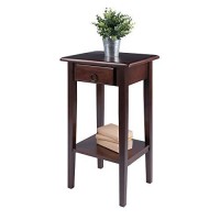 Winsome Regalia Accent Table, Walnut