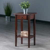 Winsome Regalia Accent Table, Walnut