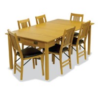 Stakmore Company, Inc. Mission Style Expanding Dining Table Finish: Fruitwood