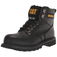 Cat Footwear Men'S Second Shift Steel Toe Construction Boot, Black, 10.5
